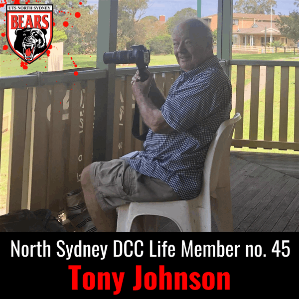 2020 Life Member Tony Johnson