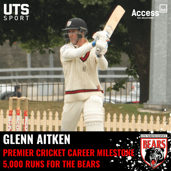 Glenn Aitken 5000 runs