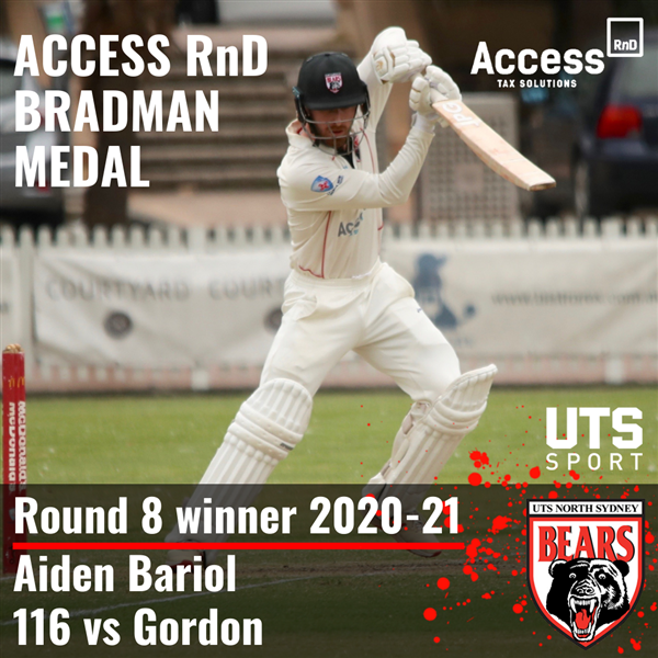 Round 8 Aiden Bariol